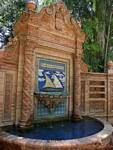 Barcos Fountain, Parque Maria Luisa, Sevilha, Espanha.