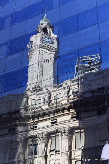 Reflexão do Cabildo, Hipolito Yrigoyen ângulo Peru, Buenos Aires - Argentina