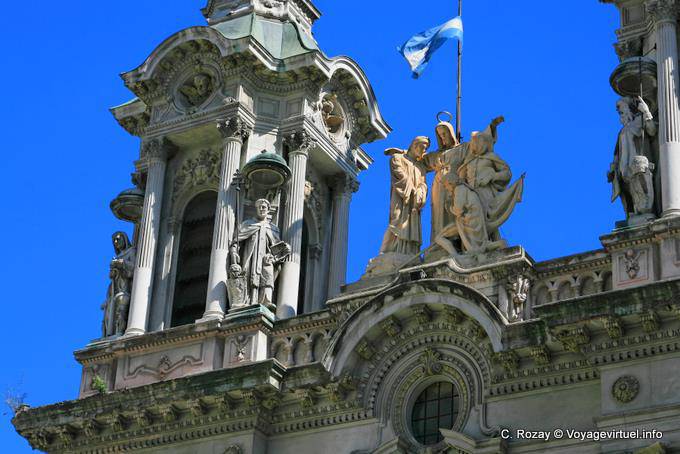 Montserrat, detalhe da Basílica de San Francisco, Buenos Aires - Argentina