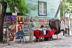 La Boca, tenda artística para os turistas, Buenos Aires, Argentina.
