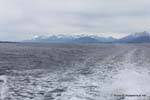 Paisagem Beagle Channel, Ushuaia, Argentina.
