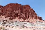 Outro ponto de vista da catedral, Ischigualasto, Valle de la Luna, Argentina.