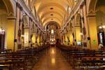Nave da Igreja, a Basílica de San Francisco, Mendoza, Argentina.