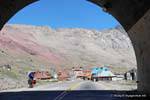 Na saída do túnel, Ruta 7 Las Cuevas, Argentina.