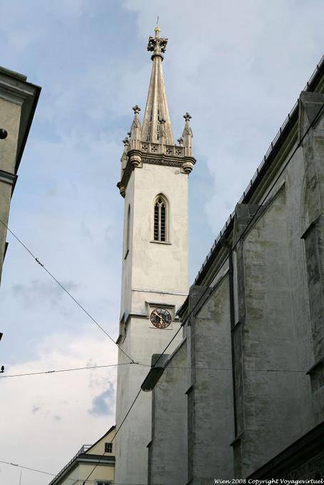 Augustinerkirche vista do campanário - Viena - Austria