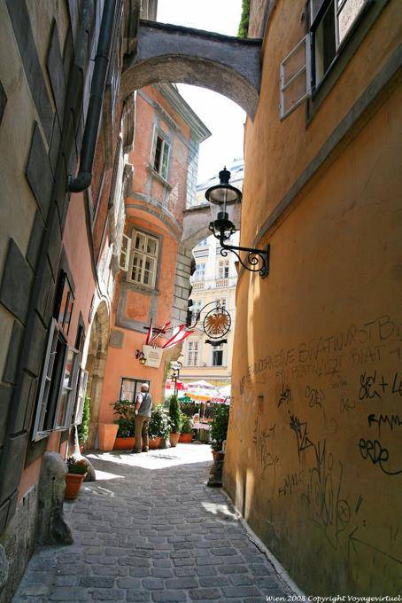 Fleischmarkt, Griechengasse Etiquetas - Viena - Austria