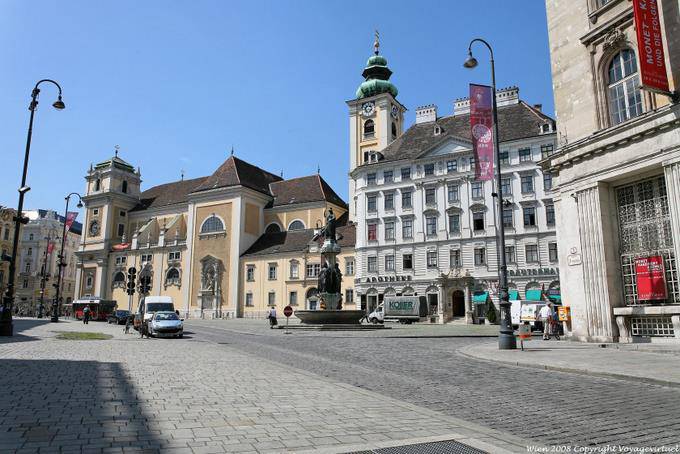 Freyung Platz, visão global - Viena - Austria