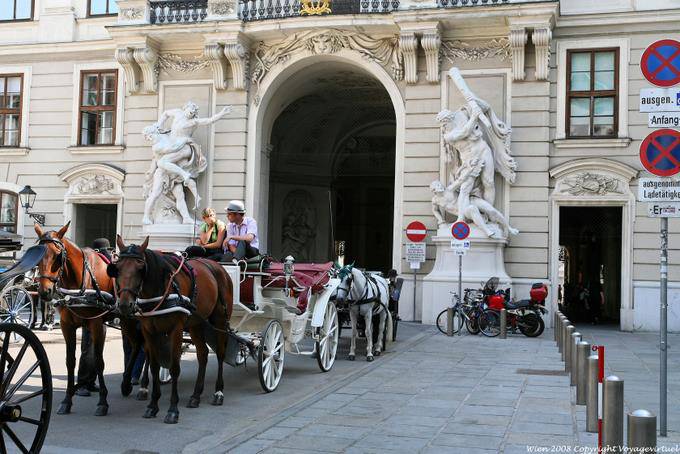 Bate-papo Hofburg na carruagem - Viena - Austria