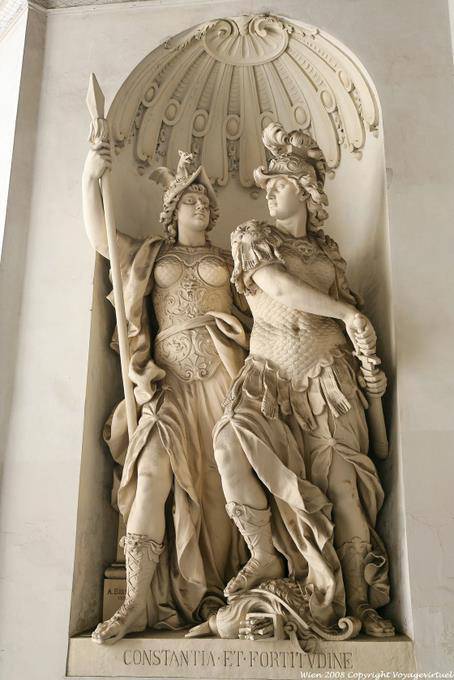 Hofburg, Constantia e Fortitudine - Viena - Austria