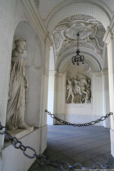 Hofburg Spanische Reitschule, estátuas Augustus - Viena - Austria