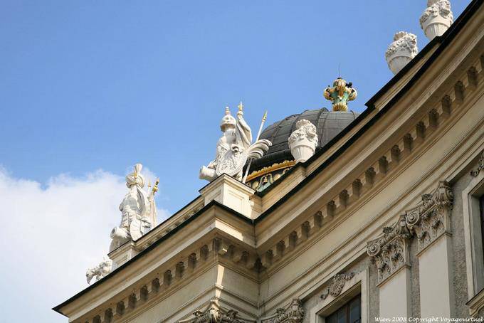 Hofburg, telhado - Viena - Austria