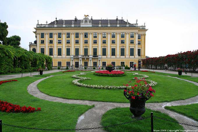 Schloss Schönbrunn, fachada leste - Viena - Austria