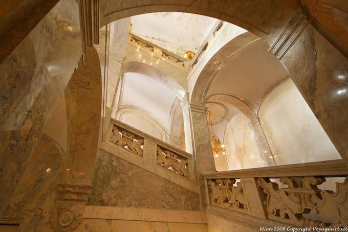 Sissi Museum, mármore escadas gaiola - Viena - Austria