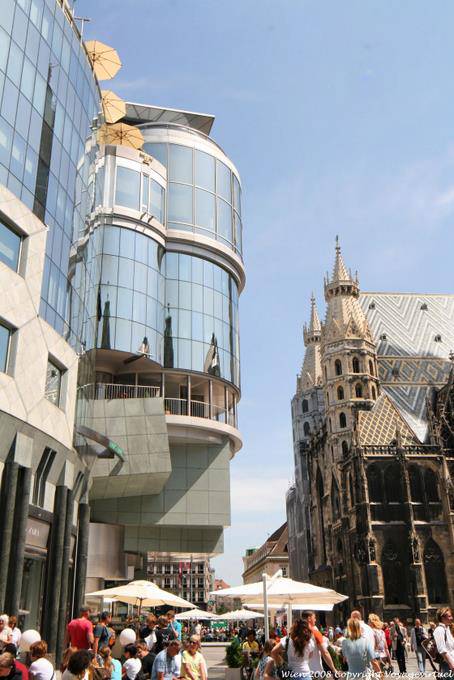 Stadt Graben Haas Haus contraste - Viena - Austria