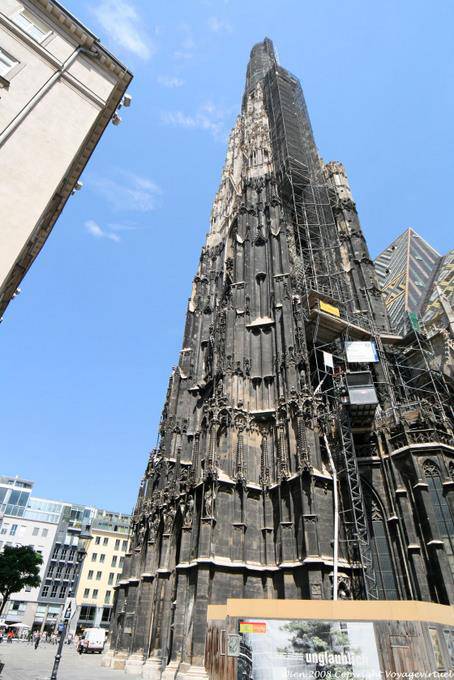 Stefansdom, seta reparação - Viena - Austria