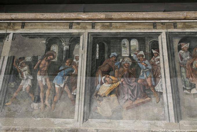 Stefansdom, sessões de tortura, pinturas - Viena - Austria