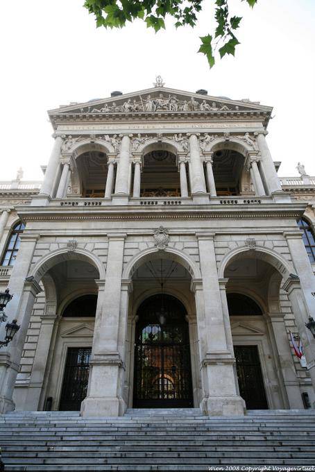 Universitas, escadas e entrou na Faculdade - Viena - Austria