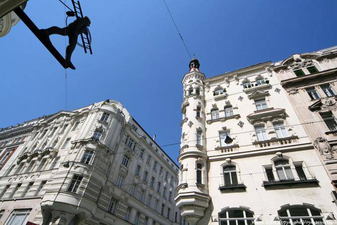 Wipplingerstrasse, arquitetura vienense - Viena - Austria