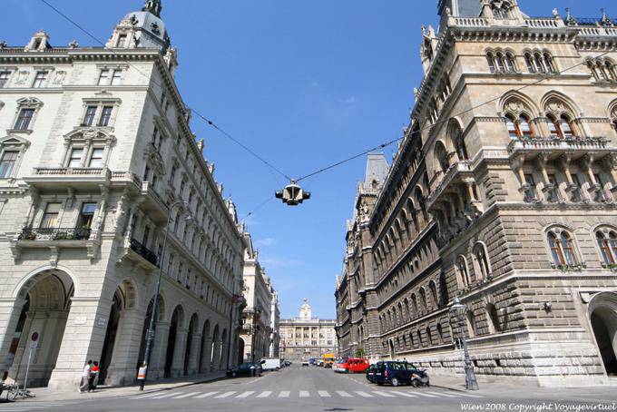 Wiener Rathaus, Lichtenfelsgasse Reichsratsstrasse - Viena - Austria
