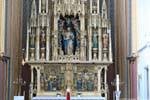 Augustiner Kirche, close-up em altar, Viena - Austria.