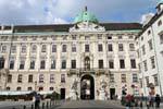 Hofburg, saída para a Michaelerplatz, Viena - Austria.