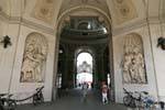 Hofburg, entrada para o Spanische Reitschule, Viena - Austria.