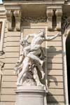 Hofburg Spanische Reitschule, estátua Hercules, Viena - Austria.
