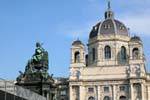 Museu Kunsthistoriches, cúpula da Place Marie Thérèse, Viena - Austria.