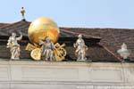 National Bibliothek, Gaia apoiar o globo, Viena - Austria.