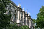 Museu Naturhistoriches, parte da fachada, Viena - Austria.