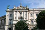 Neueburg Museu de Éfeso, detalhe fachada, Viena - Austria.