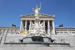 Pallas Athene Brunnen Parlament Landscape, Viena - Austria.