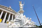 Parlament Pallas Athenebrunnen, ribeiro Knudmann, Viena - Austria.