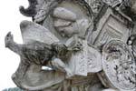 Gloriette Schönbrunn detalhe medalhão, Viena - Austria.