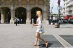 Staatsoper, Karajan Platz, mulher de lótus, Viena - Austria.