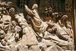 Stefansdom, Escultura no detalhe de volta, Viena - Austria.