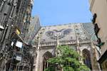 Stefansdom, Tiles Empire Emblem, Viena - Austria.