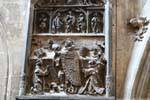 Stephansdom, relevo, o detalhe exterior, Viena - Austria.