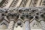 Stephansdom, Riesenntor detalhe frisos, Viena - Austria.