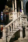 Igreja Votiva, Púlpito, escadas para o Presidente, Viena - Austria.