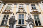 Wipplingerstrasse, Altes Rathaus, Eagles fachada, Viena - Austria.