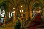Escadarias monumentais, Wiener Rathaus, Monumentalen Treppenhausern, Viena - Austria.