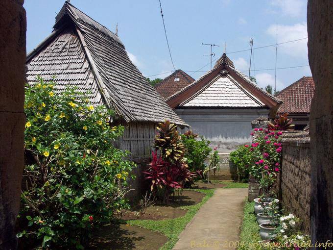 Início quintal Penglipuran - Bali