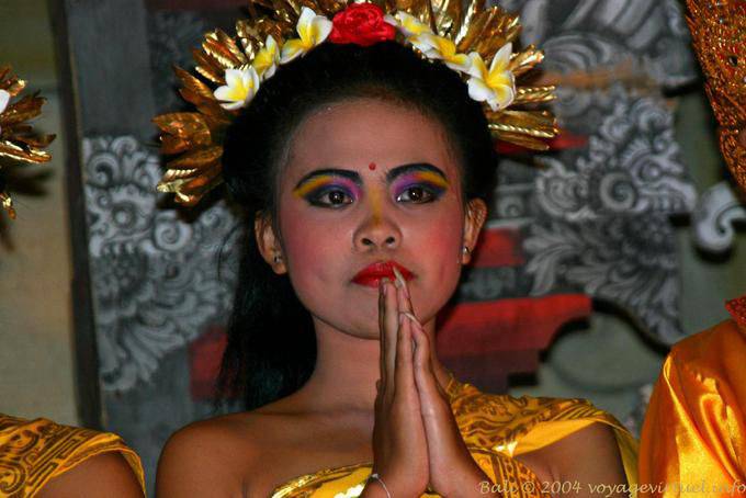 Dança dançarino Oração Ramayana - Bali