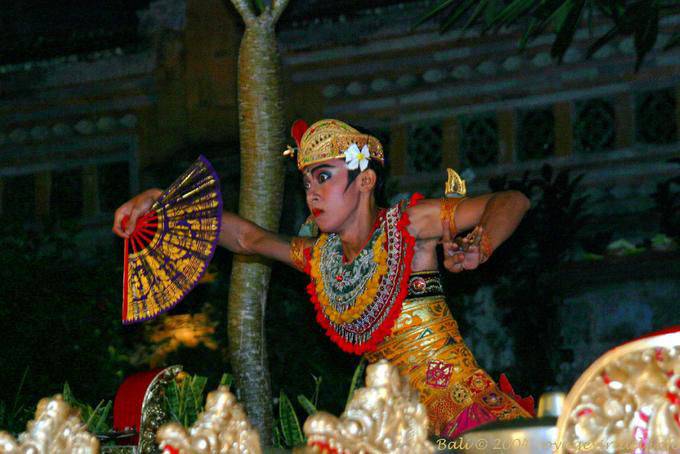 Fan dança Bali Barong dança - Bali