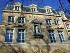 Besançon, rua fachada Prefeitura, França.