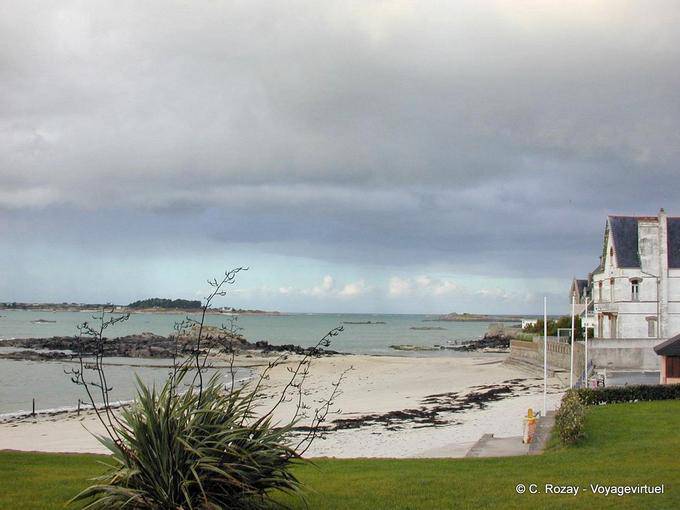 Areia branca, Bénodet, Bretanha - França