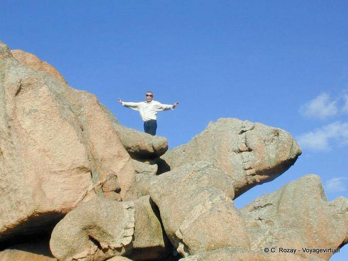 Turtle Rock, Douaniers passeio, Brittany - França