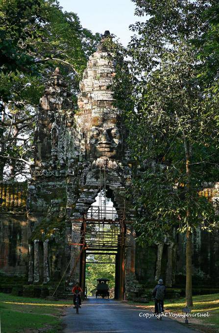 Gopura Preah Khan, Angkor, Camboja