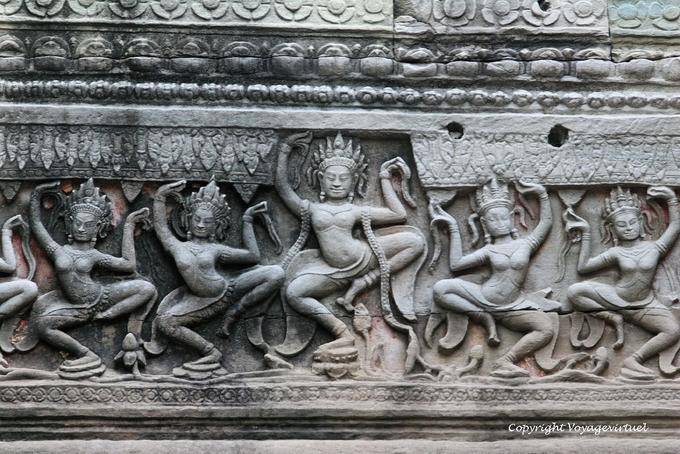 Dançarinas eróticas, Preah Khan, Angkor, Camboja